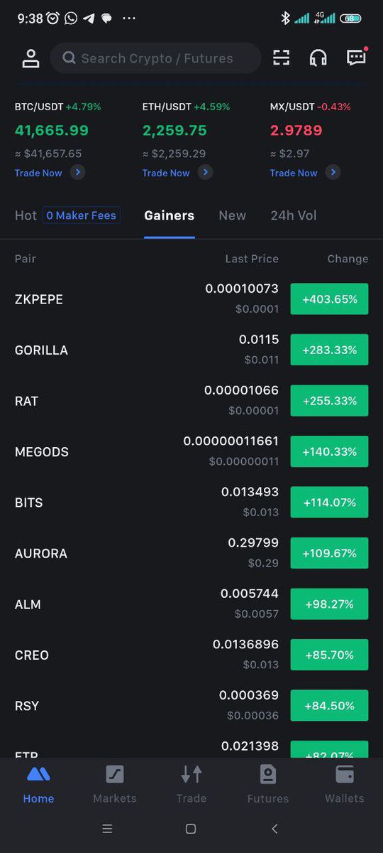 only1mrwhite's tweet image. 🚨JUST IN🚨
- #BITS breaks the $0.01 resistance 🔥 
 - Up 114% in the last 24hrs 🔥🔥
- #BITS is the Top 5 gainer on MEXC

LFG 🚀