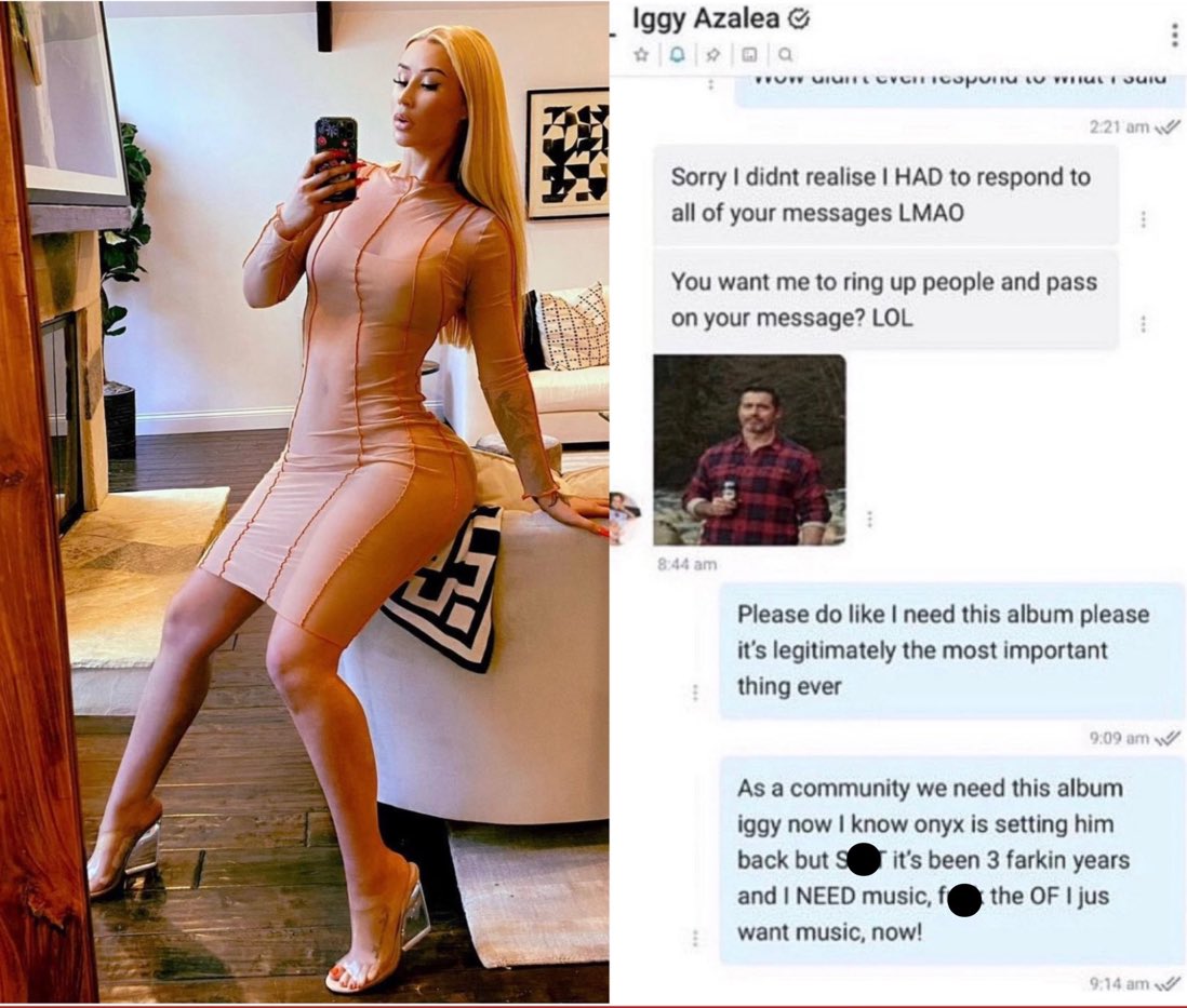 A fan purchased Iggy Azalea’s OnlyFans to ask her for Playboi Carti’s album 👀