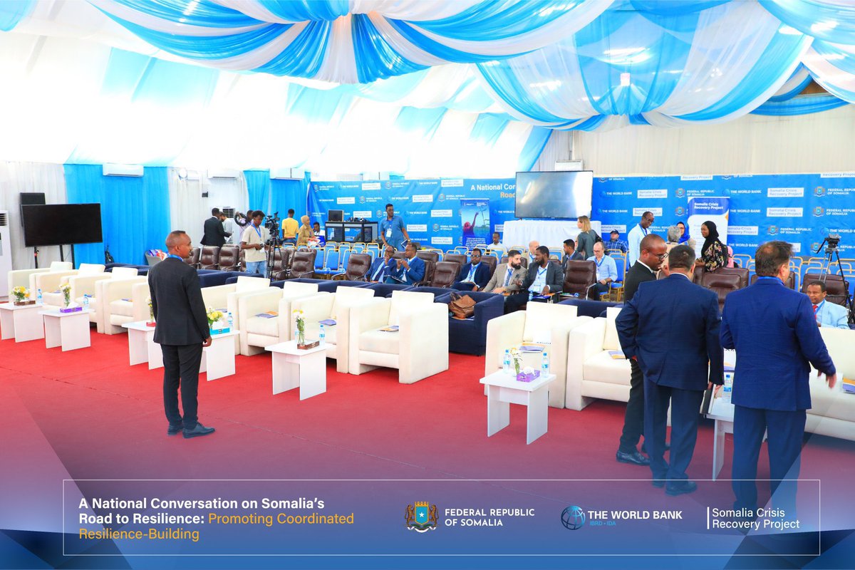 HusseinIyaye's tweet photo. #Mogadishu, hosts a 3-day conference opened which will be discussed is the situation 🇸🇴, bring on a collaborative effort on inter partners such @WorldBank , @MoF_Somalia @MoPIED_Somalia and communities making a sustainable future 4 🇸🇴
#SomaliRecovery
#BuildingResilience 
#Kabasho https://t.co/7BC9WS70pO