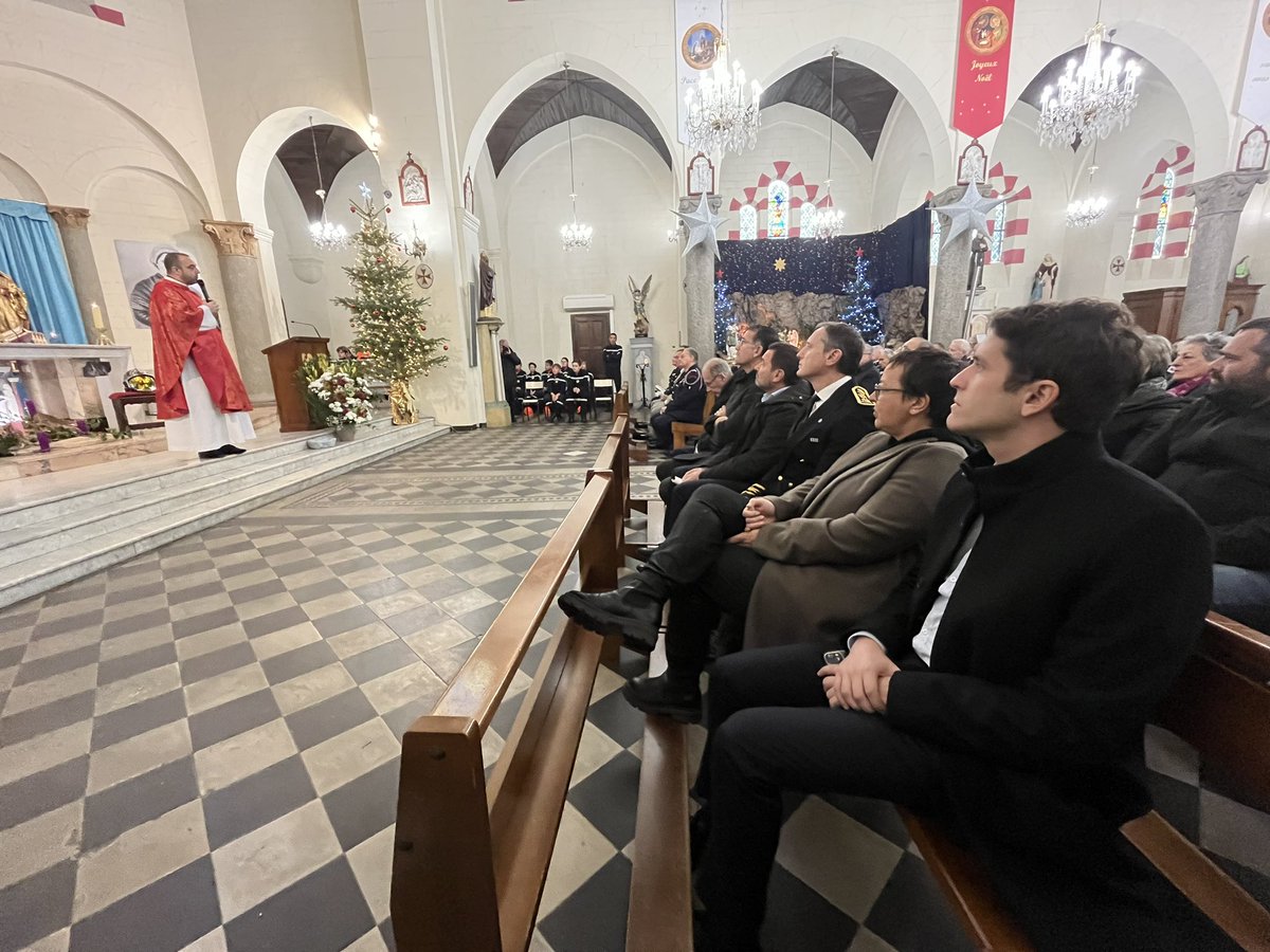 sis_2b's tweet photo. Aujourd’hui on célèbre Ste #Barbe  à l’église Notre #Dame de #Lourdes à Bastia. L’occasion de rendre hommage aux #pompiers et de les remercier ainsi que leurs proches pour leur #engagement au service de la #population https://t.co/NmNfDiKgRG