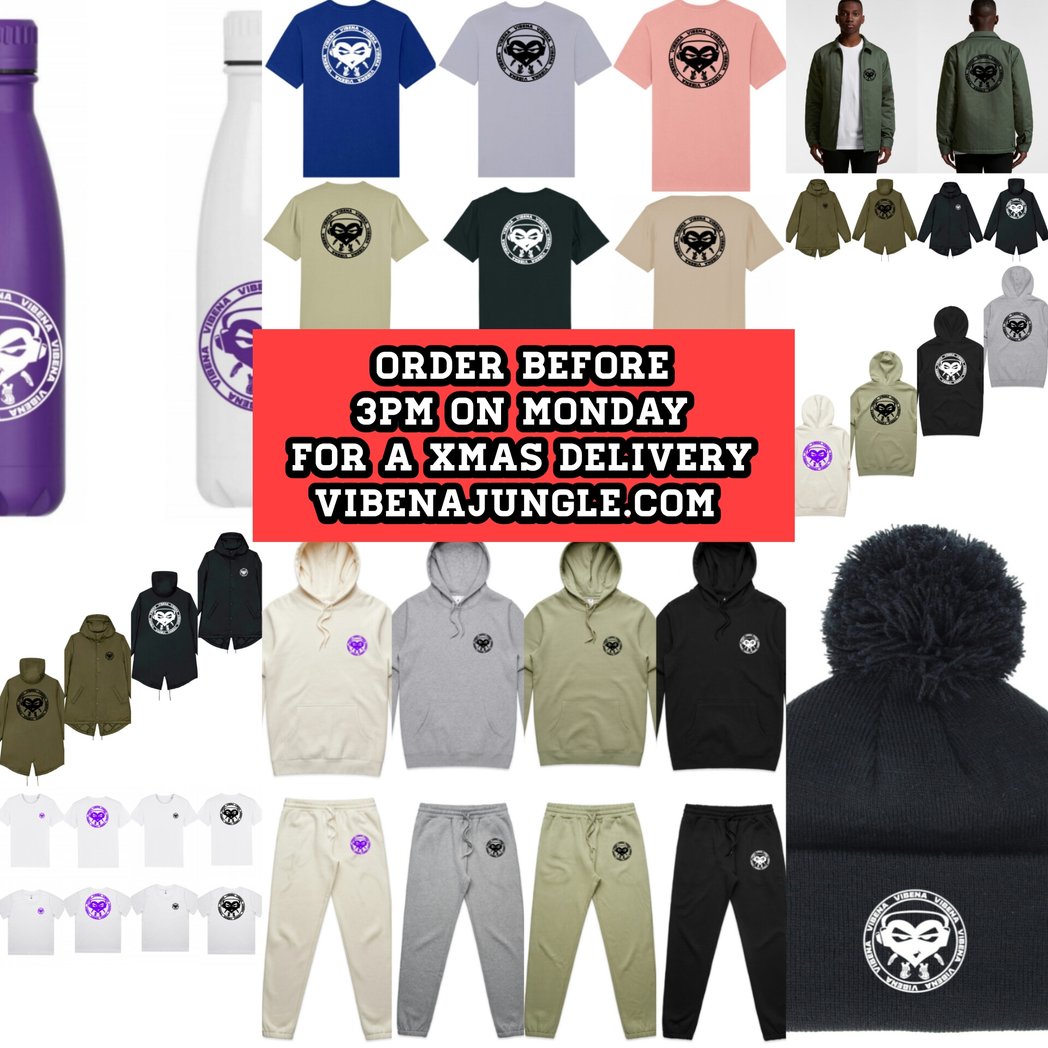 Cut off for a Xmas delivery is today at 3pm guys.
Last chance to grab a perfect prezzie for crimbo 🎄🎄🎄🎄
vibenajungle.com