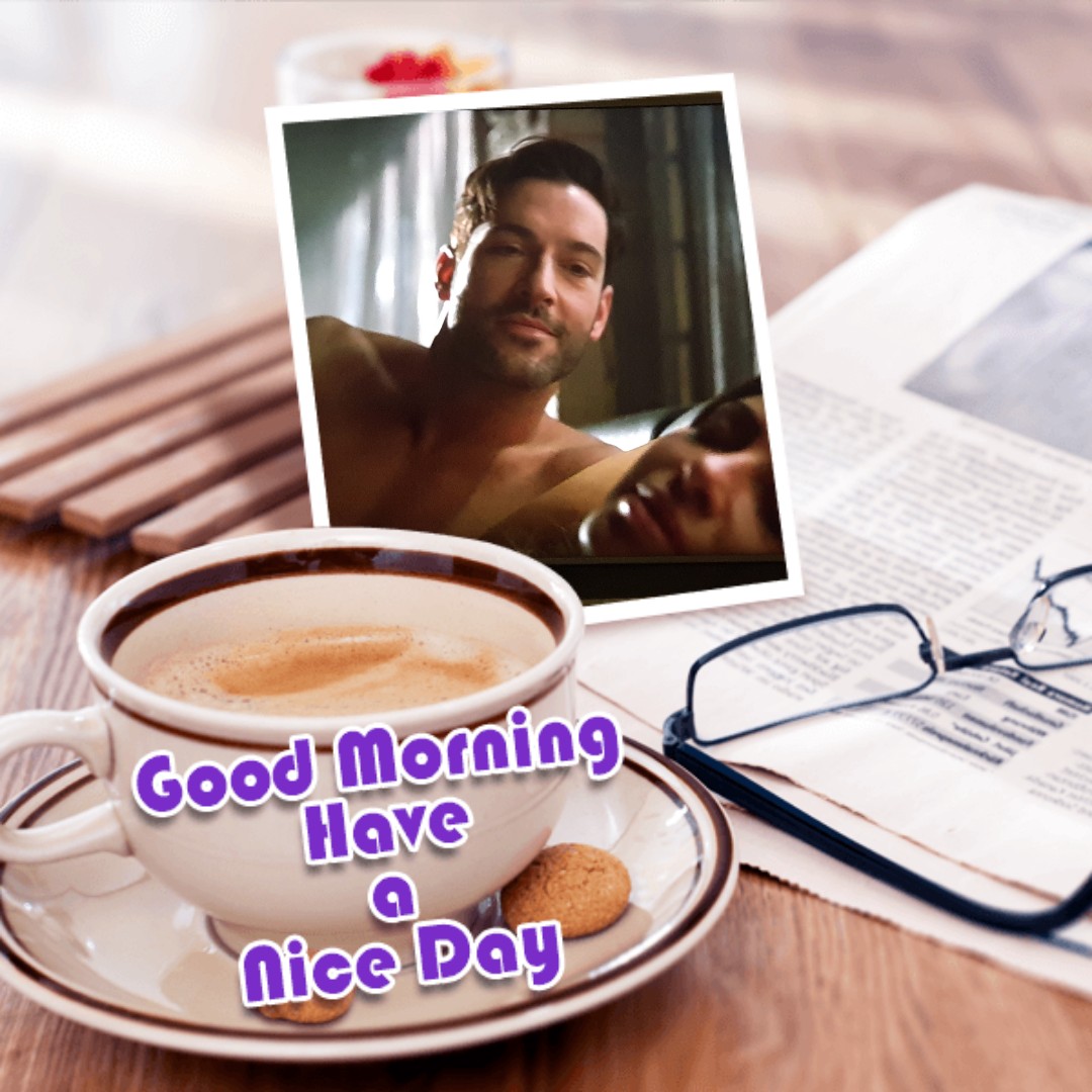 Good morning #Lucifans &amp; Lucifriends, almost ready to go to work! It's cold and rainy outside, need some coffee ☕️ wish you all a great monday 😘