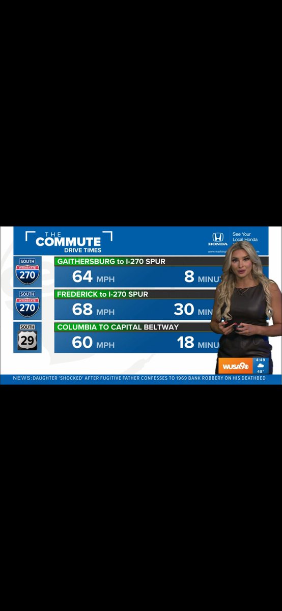 HiloHIChadO's tweet photo. Heads up Riverdale. #Drivetimes @LindsNance @wusa9 https://t.co/lZZ8XrplBJ