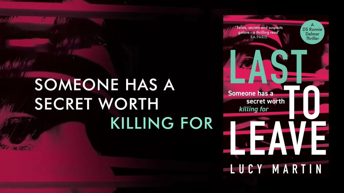 RandomTTours's tweet photo. Blog Tour: ‘Last to Leave’ by Lucy Martin https://t.co/KMkBRCZYyY
#LastToLeave @lucymartinbooks #RandomThingsTours @TheQuickandthe4 https://t.co/WrVKJ2d2eQ