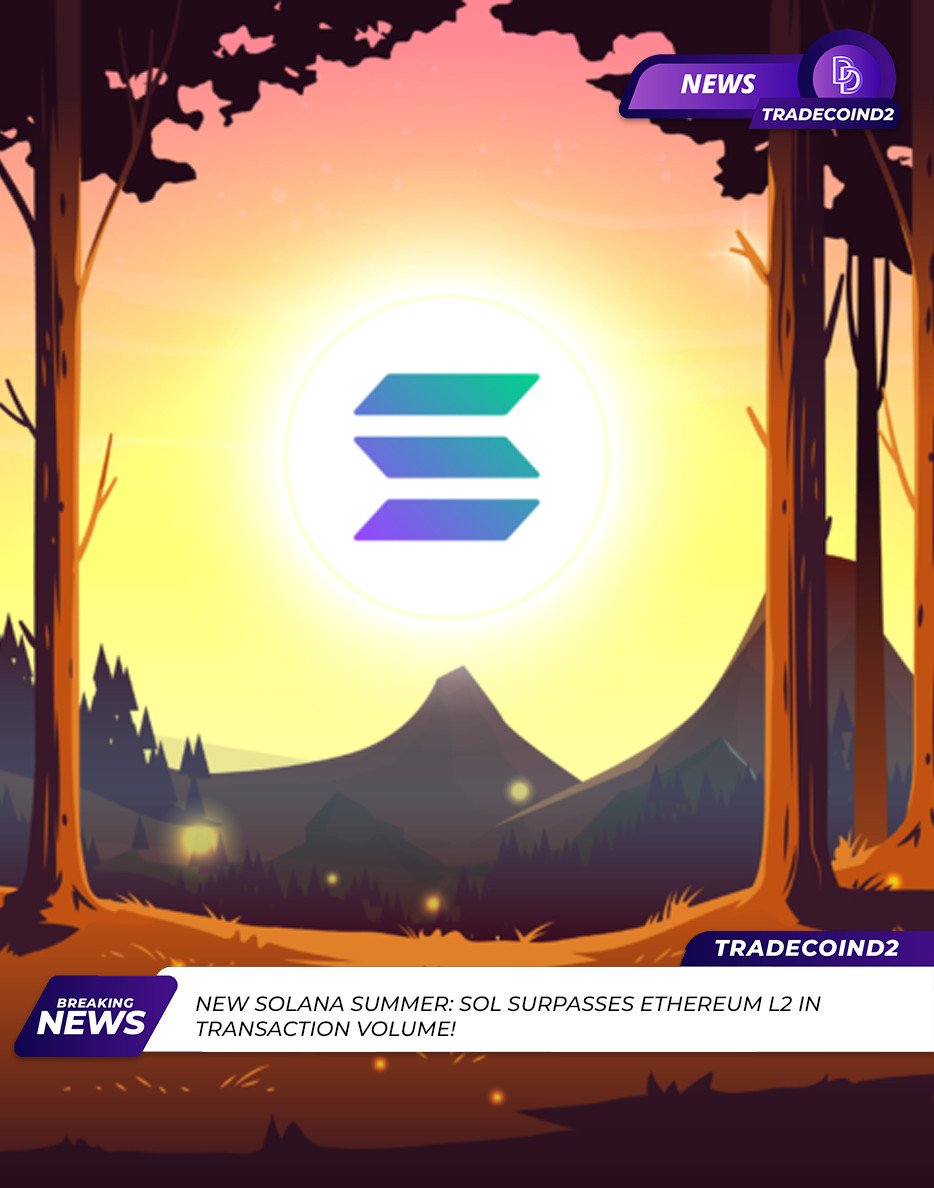 #Bitcoin📷 News Traders and analysts are exploring the New #Solana Summer's origins as onchain activity metrics surge, reaching levels reminiscent of the pre-#FTX collapse. Data indicates that the #NFT and meme coin segments could be fueling this boom.