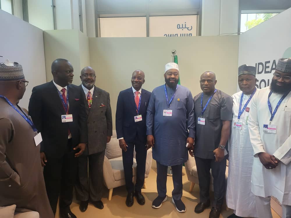 PoliceNG's tweet photo. IGP Arrives COP28, Rolls Out Nigeria Police Green Initiatives. https://t.co/7TS9iYBfL1