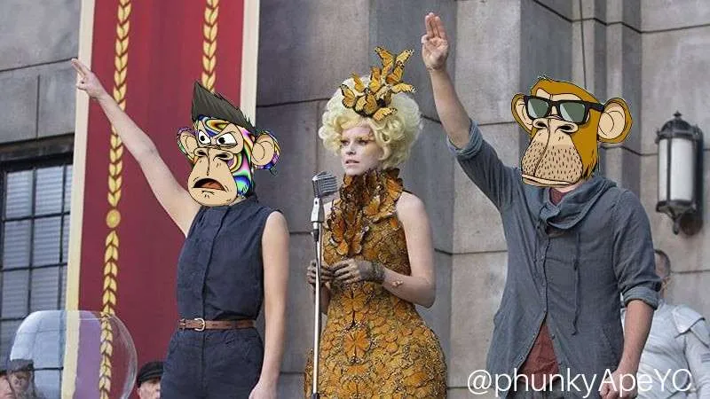 G phuckin' M

So many #BAYC derivatives..   But who was the first?

On Dec 28th 2021 the very first BAYC  derivative dropped > <a href="/phunkyApeYC/">PAYC</a> 🤌

<a href="/phunkyApeYC/">PAYC</a> - The left Phacing BAYC

Punks > Phunks 👑
BAYC > PAYC 👑

There will only be One.

#PAYC #Phapes #nfts #phunkyApeYC