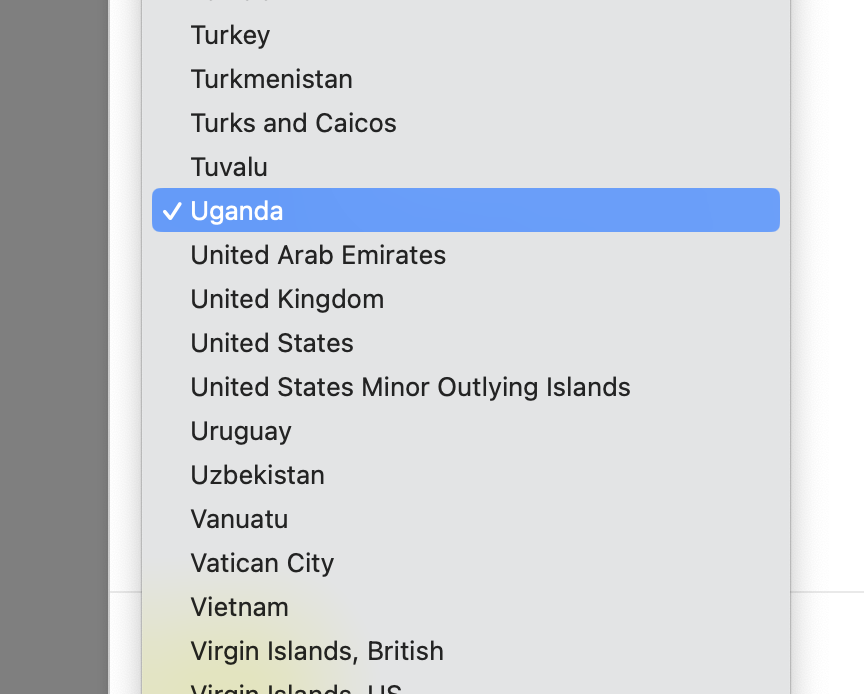 beshur's tweet photo. . @DocuSign, where is Ukraine in the registration form? https://t.co/oH53EvvSIB