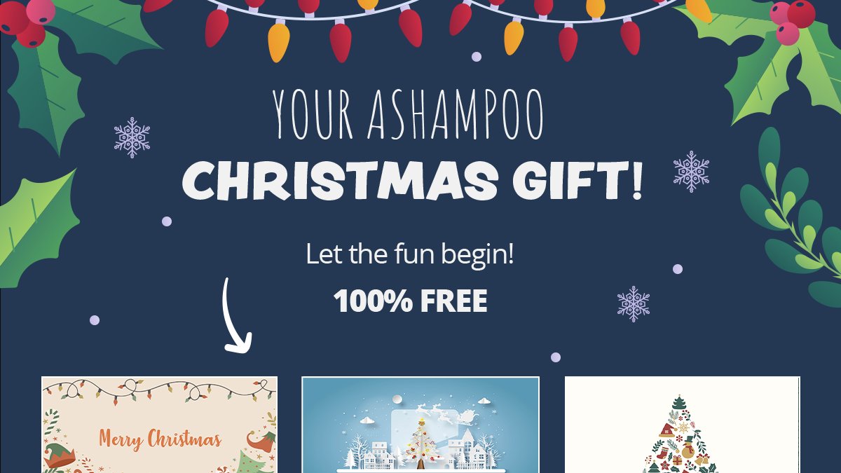 Let's together bring the festive season to your screens! 🎄✨  

We're giving away exclusive Christmas wallpapers: bit.ly/46J4m3O

#ashampoo #wallpaper #software