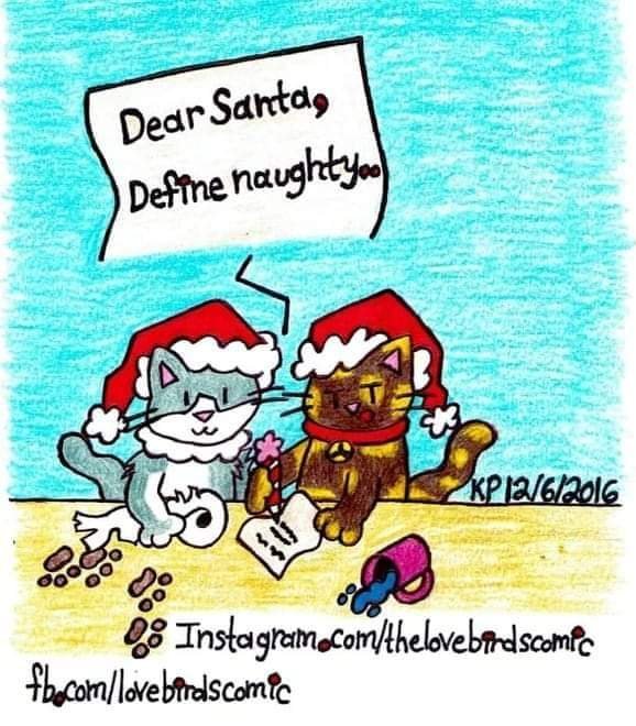 Spoonkie_'s tweet photo. Dear Santa..

Define naughty...
#SantaListDay 

#santalist #naughtyornice #CatsOfX  #cats https://t.co/eMaVIMBZBo
