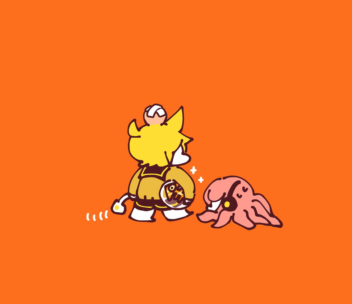 鏡音レン 「2日間お疲れ様でした 」|袁のイラスト