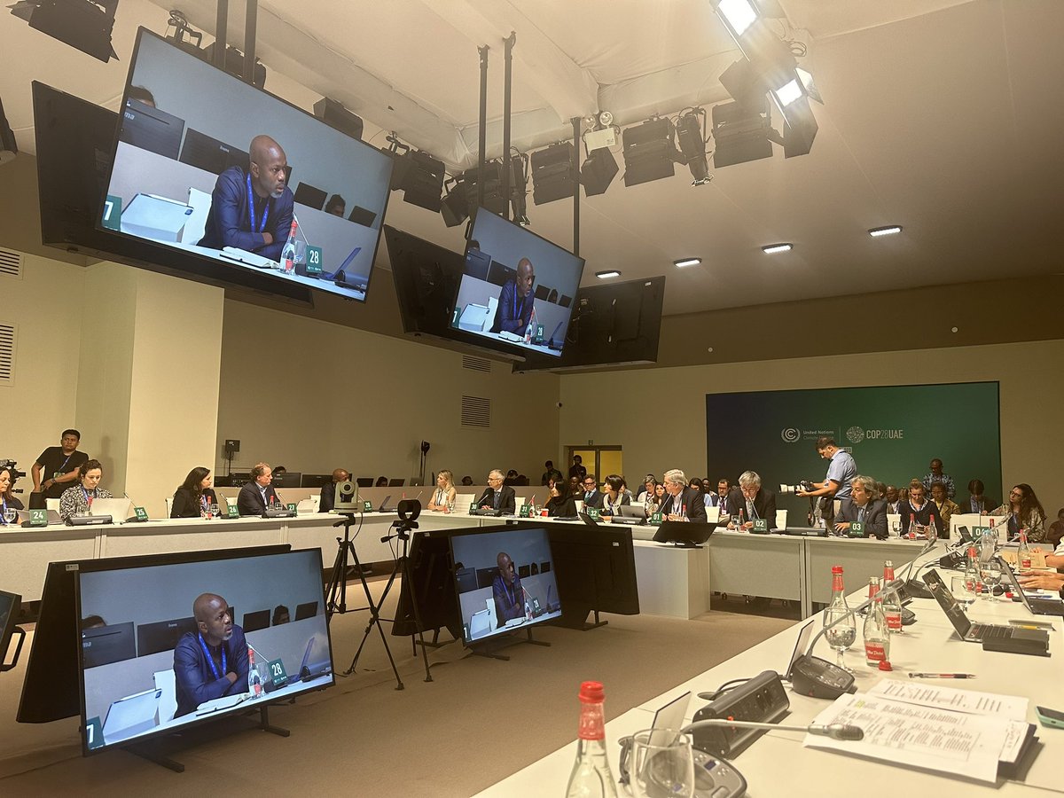 matthewsamuda's tweet image. #CurrentSituation addressing the “Nature for Climate Action Ministerial: Enhancing Cooperation on Nature for Climate Action being led by colleague Minister from Columbia. 
#Cop28