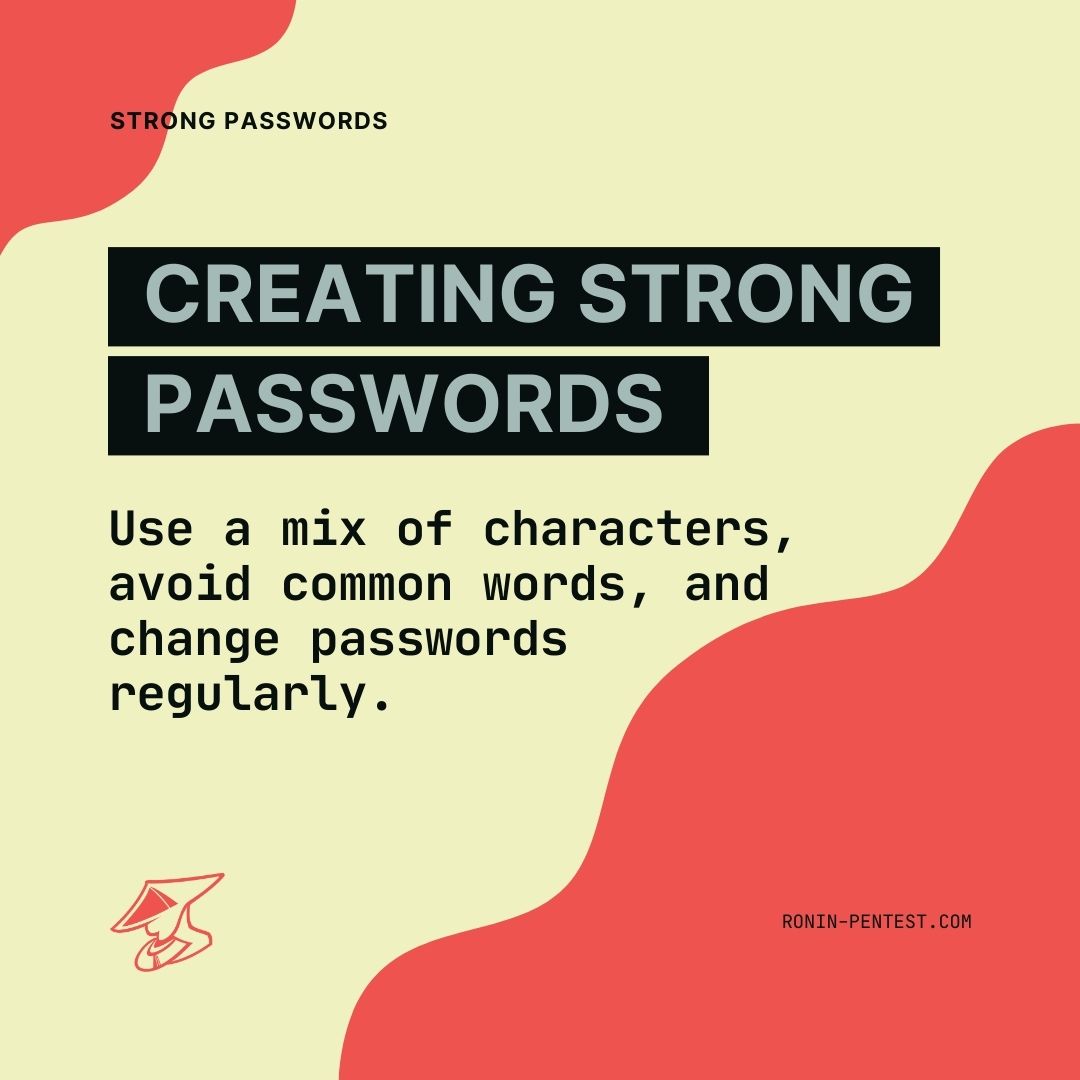Unlock security with strong passwords! 🔑🔒
#PasswordSecurity #StrongPasswords #SecureYourBusiness #CyberSafeEnterprise #VulnerabilityManagement  #RoninPentest #defenseindepth #fintech #b2bsaas #saas