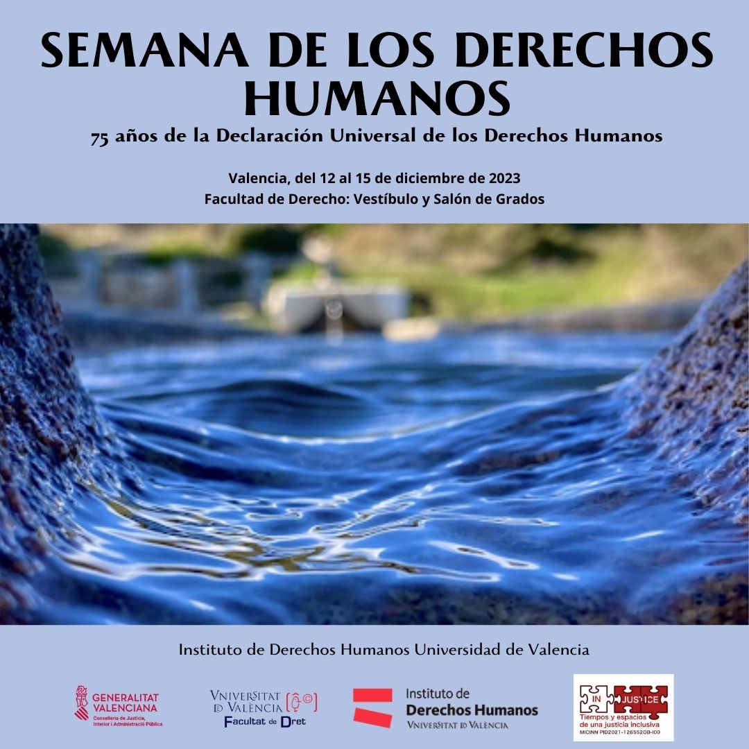 IDHUV's tweet photo. ‼️ Semana de los Derechos Humanos del @IDHUV 
👉 Del 12 al 15 de diciembre de 2023, en @DretUV
📡 75 años de la DUDH 
📝 Programa https://t.co/SEueUNtnaZ https://t.co/nhwKsbquh0