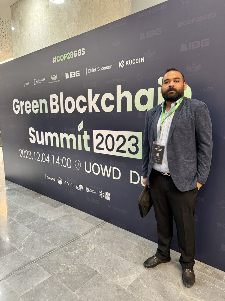 Great to be here !!!!!!!#Greenblockchainsummit