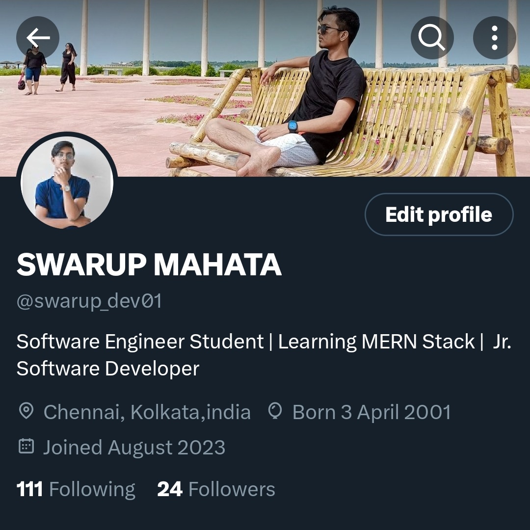 swarup_dev01's tweet image. Let&apos;s Connect Developer!! 

Very Soon coming 50 Followers

#develper #webdevelopment #connection