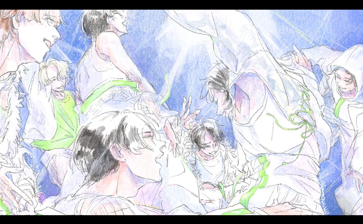 kame76543210's tweet image. 制限のない軽い羽を。どれだけ照らされても焦がされない太陽を。

音楽劇 #秘密少年 
ありがとうございました