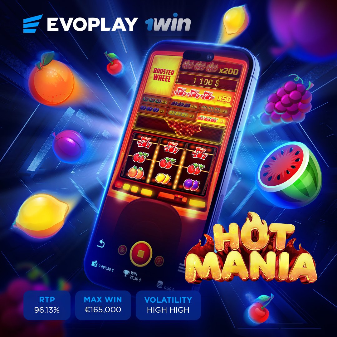 1winPro's tweet photo. 🎰Spin the reels and let the flames of luck guide you through this blazing slot adventure, where every spin ignites your heart with excitement!

Welcome to the sizzling realm of Hot Mania from @EvoplayGames!🔥

🔗https://t.co/cuGxK2PzZc | #1win | #Christmas | #GamblingTwitter https://t.co/IvqLOzzdvq