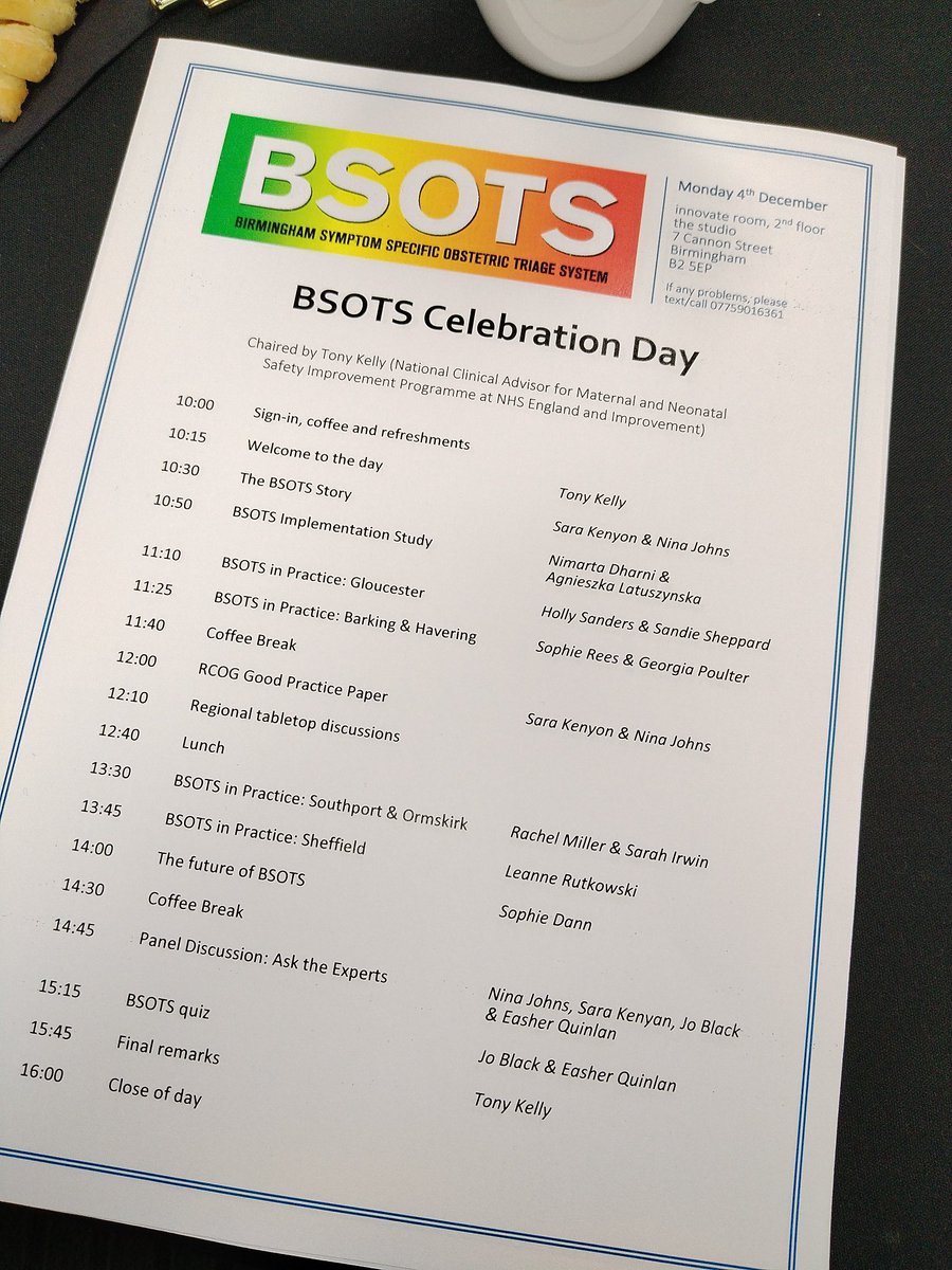 Looking forward to bringing ideas and knowledge back to @WalsallHcareNHS for continuing our improvement journey with #bsots @loflahertymw @josellwright @vpickford21