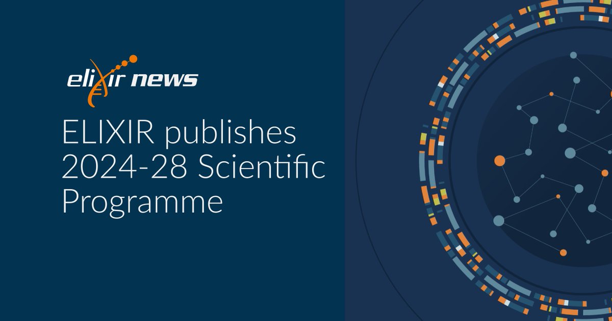 ELIXIREurope's tweet image. 📣 ELIXIR has published its new Scientific Programme, setting out the European #lifescience data infrastructure’s vision for the coming five years. 

#researchinfrastructure @ESFRI_eu

Read the news 👉 loom.ly/ou3tHAI