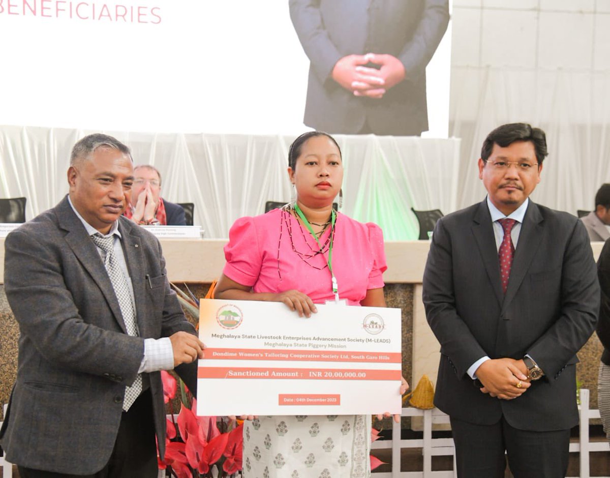 In the program we presented the ‘Farmer of the Year’ Award, virtually inaugurated 11 Processing Units and 4 Cold storages in the state and handed over cheques to farmers for FOCUS program and Piggery Mission and to community members for Green Meghalaya initiative.