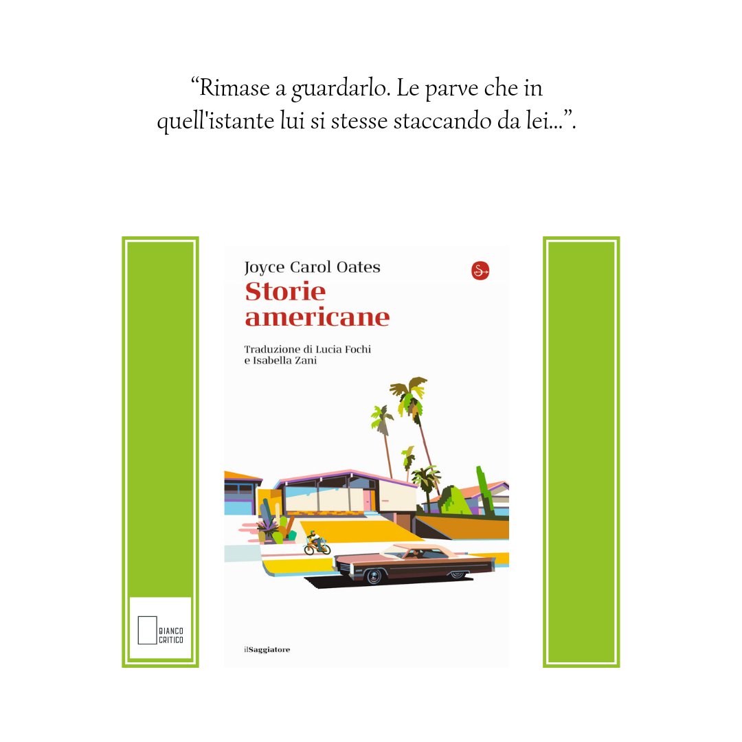 Non c'è amore per la scrittura senza amore per la lettura. Questo dice la #Oates in queste sue storie, di una lei giovane e smaniosa – come rivela nella postfazione – sono tributo alla letteratura, al tempo della vita, ad anni di fermento e crescita identitaria. @ilSaggiatoreEd