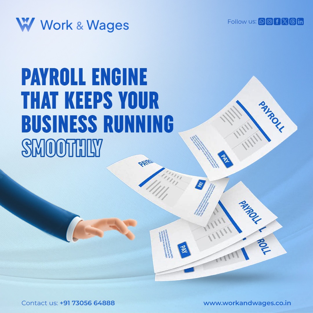 Payroll engines streamline the payroll process, reduce human errors, and ensure accurate payment to employees.

#EfficientPayroll #TrustedPayroll #AccuratePayment #ComplianceMatters #PayrollAutomation #StreamlinePayroll #OutsourcePayroll #ReliablePayroll #ErrorFreePayroll