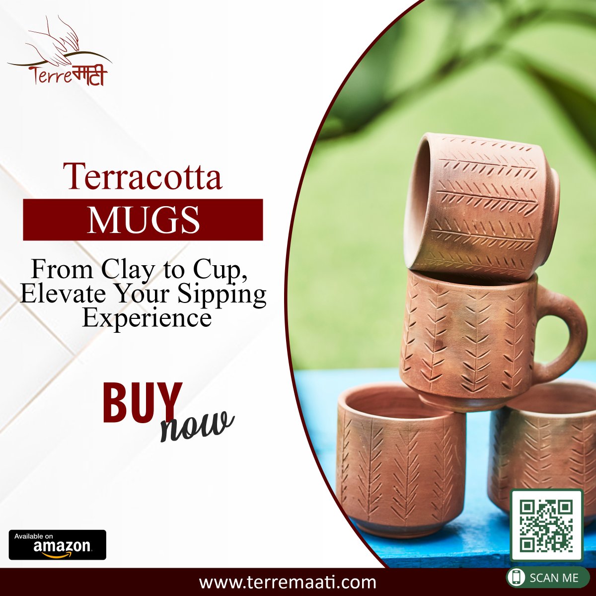 terremaati's tweet photo. Elevate your coffee break with Terremaati's chic mugs.
visit https://t.co/NghKvoDP35
#terremaati #terremaatihandcraft #terremaatiproducts #terracotta #terracottapot #terracottaproducts #chaibreak #chaibreak📷 #chaibreaklovers #chailoversunite #chailovers📷📷 #chailovers📷 https://t.co/L6enhQboDJ