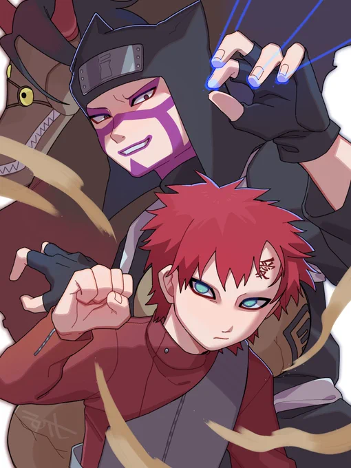 我愛羅とカンクロウの共闘が見たい  #NARUTO 