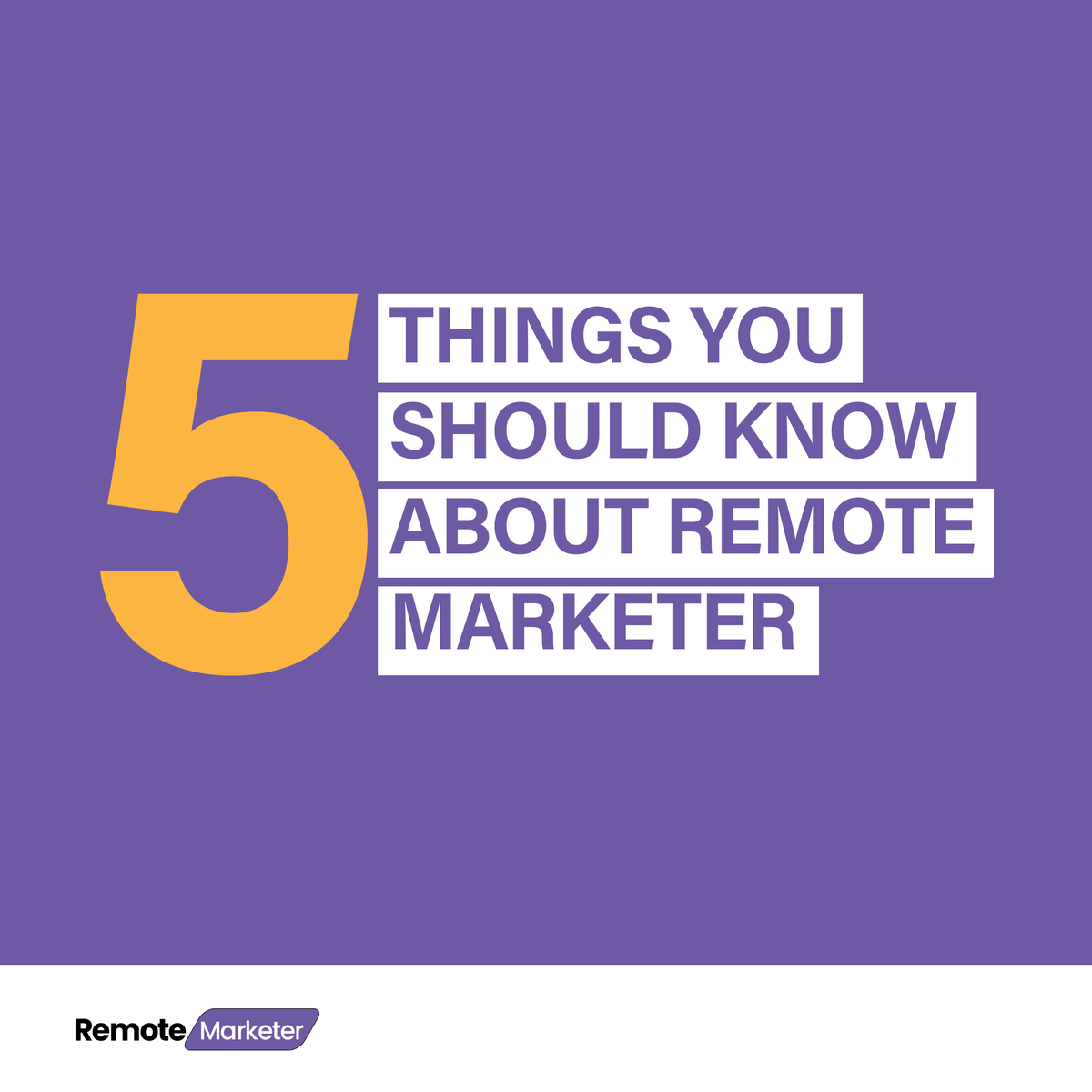 RemoteMarketer_'s tweet photo. Curious about who we are? Here are 5 key things you should know about us!

The last point will put a smile on your face😌

#RemoteMarketer #DigitalMarketing #Christmas #SEO #NewWeek https://t.co/CId5TvujRy