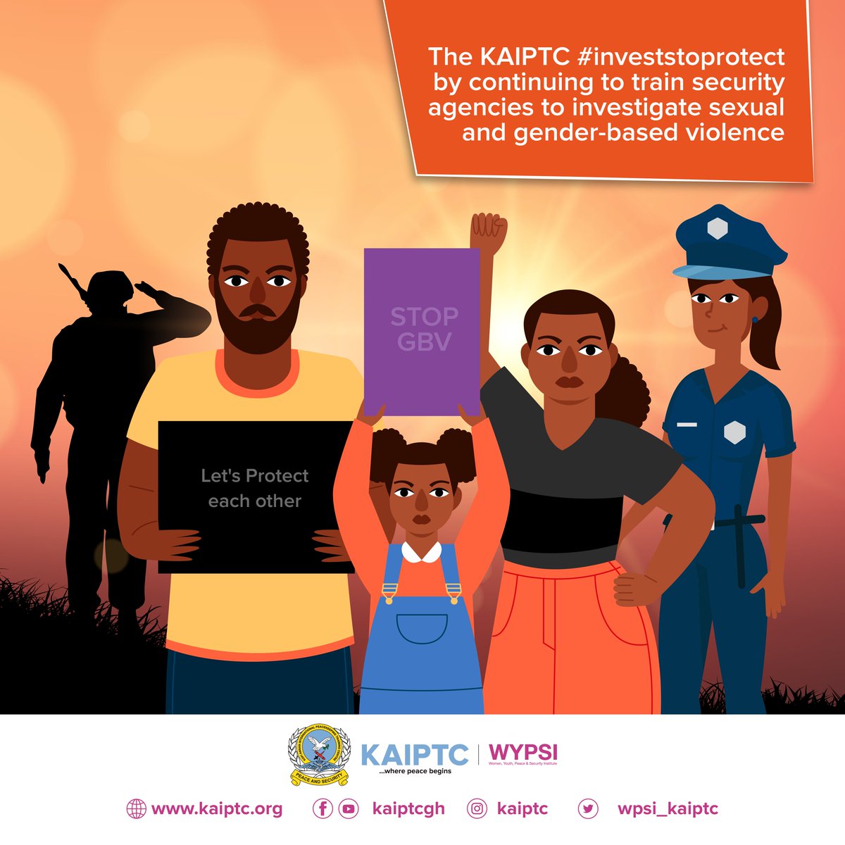 KaiptcGh's tweet photo. ⚖️ Day 10, we emphasize action. 💼UNiTE to invest in programs and initiatives that seek justice and healing for survivors of GBV crimes. Your support matters. Let's make a difference together! @wpsi_kaiptc @SIDA
#InvestToProtect #BreakTheSilence #Noexcuse #Wherepeacebegins https://t.co/JkERb2qsoR