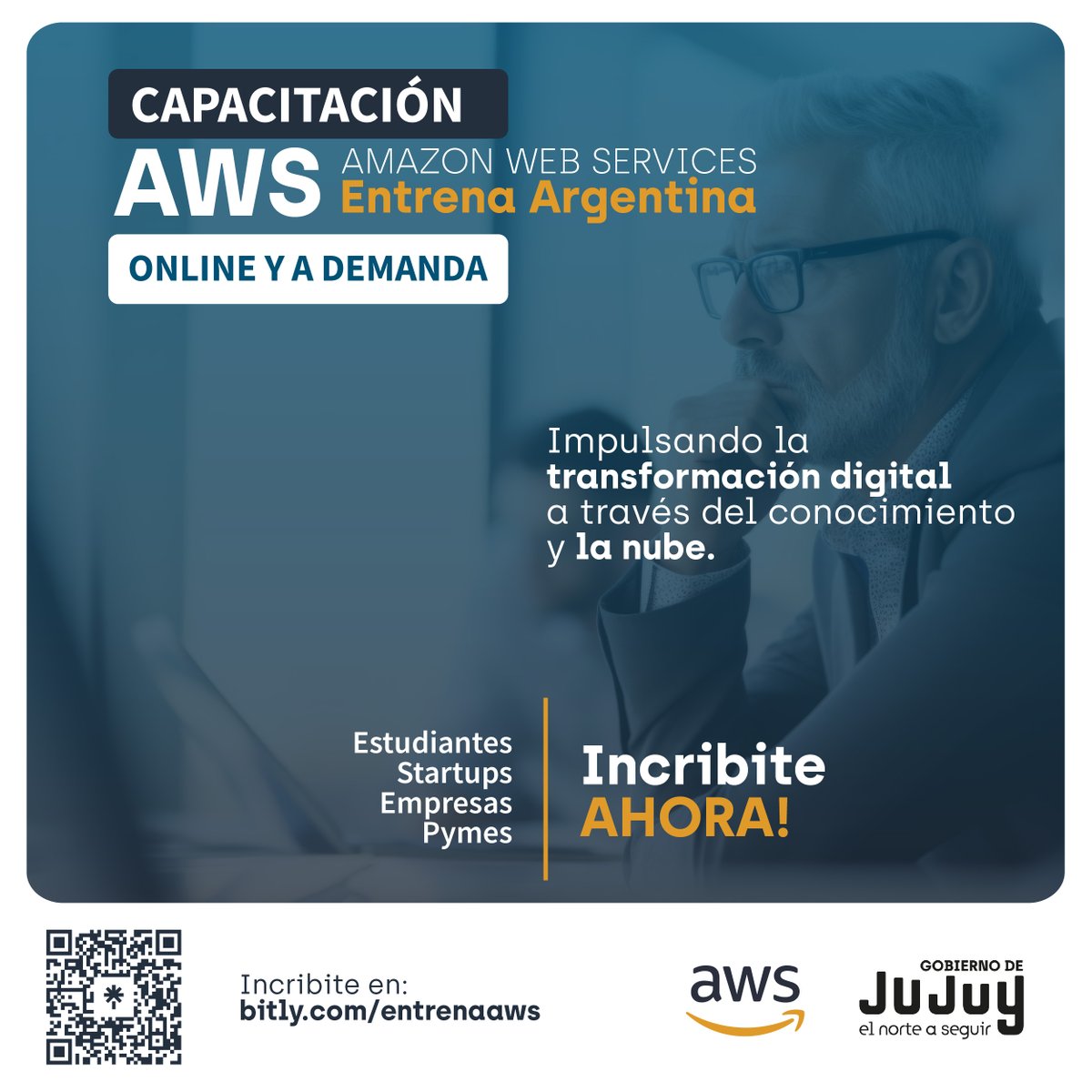 jujuymoderno's tweet photo. Capacitate en el uso de las nuevas herramientas de la nube

Inscribite: https://t.co/5ldTGx73Mf

#AWSEntrenaArgentina
#jujuymoderno
#ConocimientoEnLaNube
#ElNorteASeguir https://t.co/EAAKAhWMtV