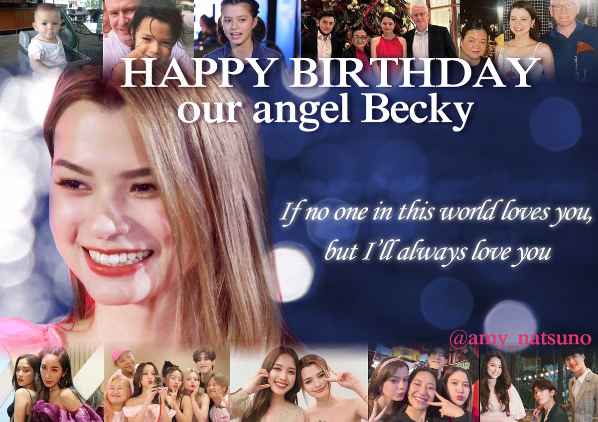 amy_natsuno's tweet image. Happy birthday Becky✨🎂
21歳がBeckyにとって幸せな年になりますように🌈ドラマも映画も楽しみにしてるよ✨これからも自分を信じて進んでいってね👍日本から応援してます🥰

(同じ画像でまた英語でつぶやきますw)
#Beckysangels
#japantime