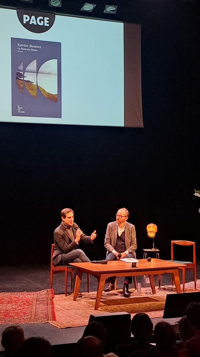 Xavier Bouvet présente son roman en avant-première aux libraires de Page...