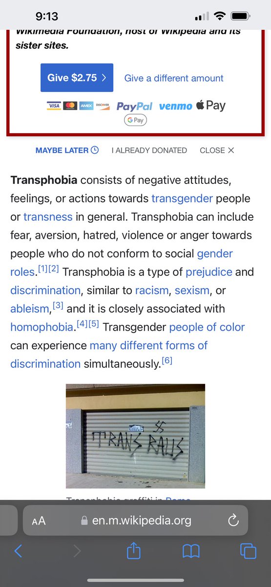 Cholulabear's tweet photo. @TekuaniTruth @NMalone8 @EuphoriTori No I’m using the term correctly, you can look that up too ❤️. But I like how you’re calling actual educational websites wrong, because they don’t parrot your misinformation. ((Read the part about “discrimination against transgender people”. https://t.co/kuOOnZErPa
