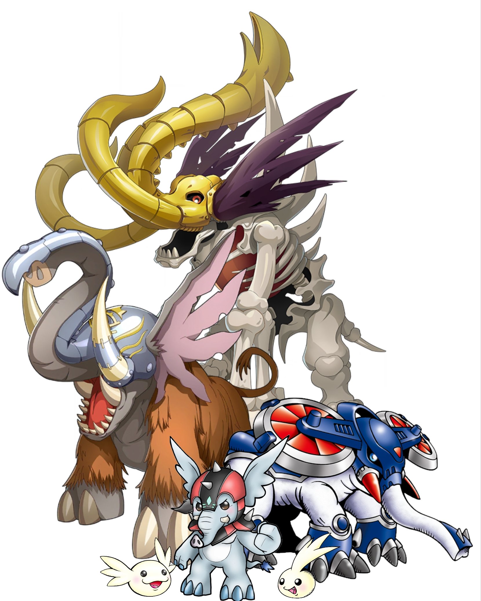 Gev'S on X: Fan Evolution Line Digimon anjos / Angels digimon