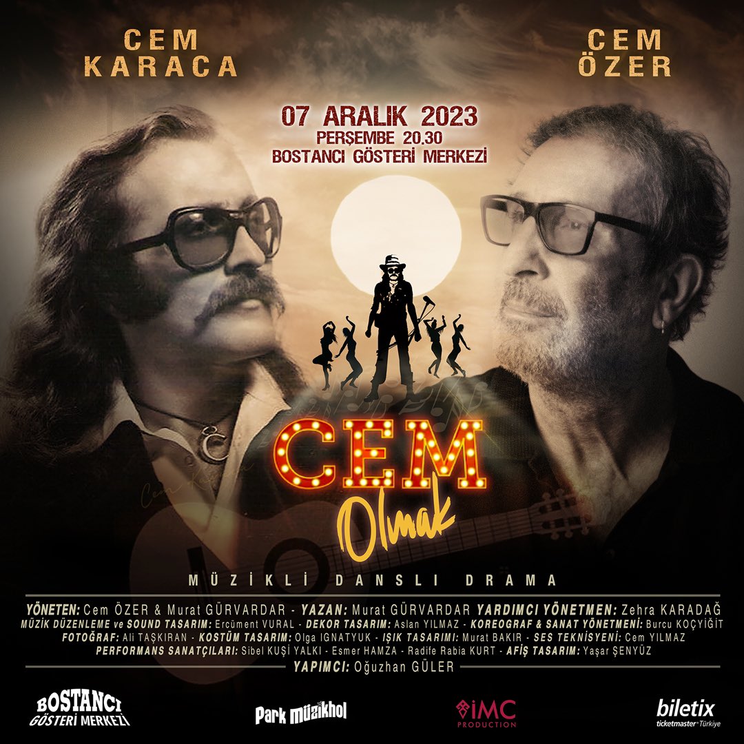 BGM (@bgmonline) on Twitter photo 🎭🎶 Perde 07 Aralık 2023’te saat 20:30’da Bostancı Gösteri Merkezi’nde açılıyor! Büyülü bir geceye ‘Cem Olmak’ ile katılın. bu muhteşem müzikali kaçırmayın. 
.
.
.
#CemOlmak #BostancıGösteriMerkezi #Sanatınİncisi 🎭🎶 Perde 07 Aralık 2023’te saat 20:30’da Bostancı Gösteri Merkezi’nde açılıyor! Büyülü bir geceye ‘Cem Olmak’ ile katılın. bu muhteşem müzikali kaçırmayın. 
.
.
.
#CemOlmak #BostancıGösteriMerkezi #Sanatınİncisi