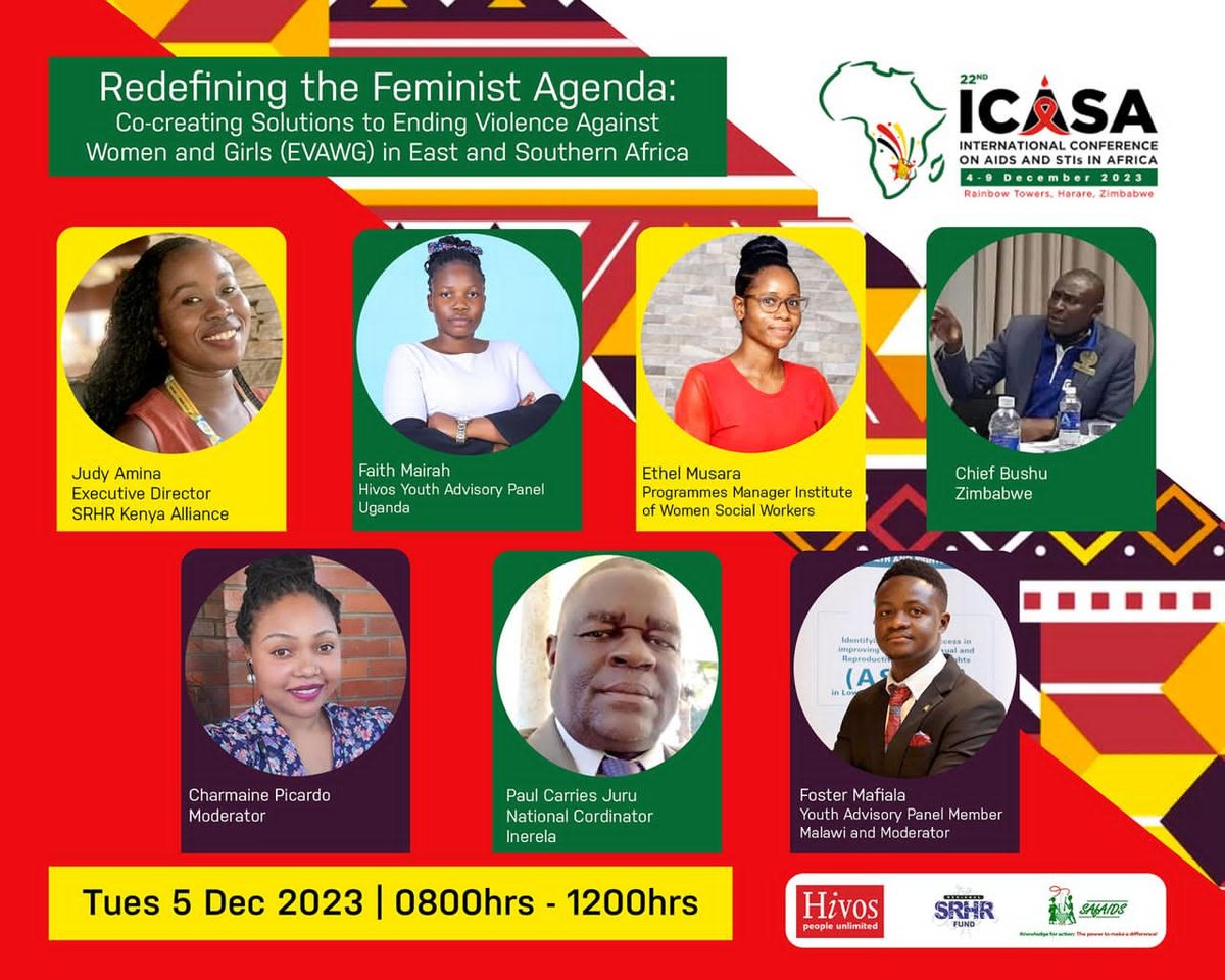 Are you at #ICASA23?! The Fund in collaboration with @SAfAIDS will be hosting an exciting session on co-creating solutions for #EVAWG in East and Southern Africa. Join Us. ⏰: 5th of December 2023 🏠: Monomotapa Hotel 📆: 08:00hrs-12:00hrs #16DaysOfActivismAgainstGBV