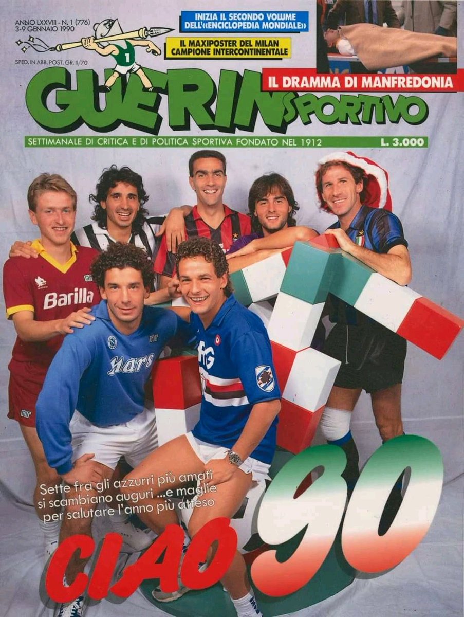 From the Italian magazine Guerin sportivo, a page with the