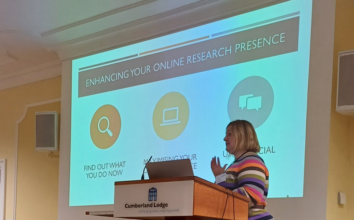 The wonderful <a href="/DrLucyClarke/">Lucy Clarke</a> kicking off the <a href="/BSG_Geomorph/">BSG Geomorphology</a> Windsor Workshop for first year #PhD students with a talk about enhancing online presence... so thought I'd better practice what she's preaching #BSGWindsor2023 #BSGTNG