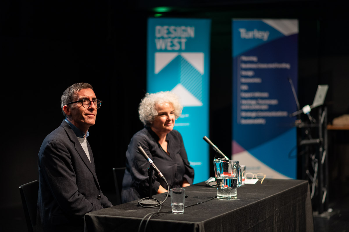 One week, two audiences, lots of #design and #placemaking conversations. Design West were proud to present the RIBA Stirling Prize talk in Exeter and Bristol with Alex Ely from @MaeArchitects. With thanks to @avalonplanning and @turleyplanning for their sponsorship.