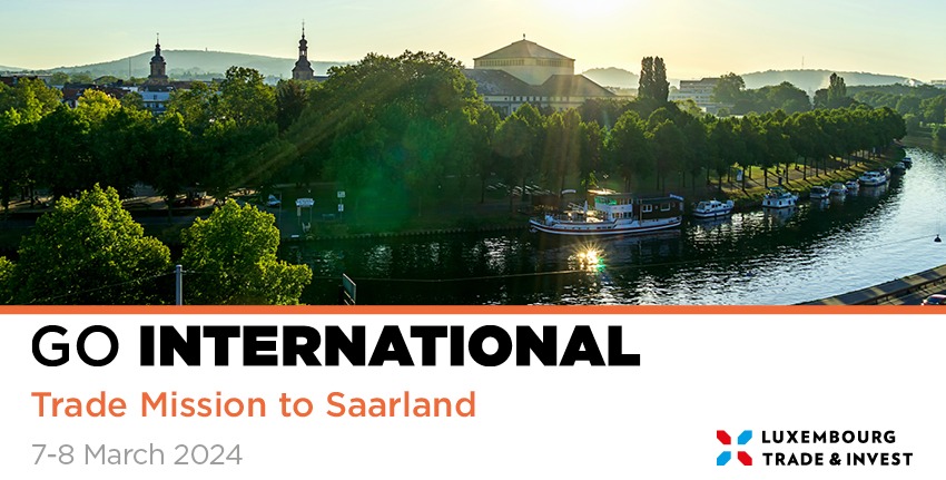 #GoInternational 🇩🇪🇱🇺 We have the pleasure to invite you to the trade mission to #Saarland on the 7-8 March 2024! It will focus on sustainable energy use in the areas of digital technologies. Please register here before 9 February 2024 ▶️ ccluxembourg.cc/3T7V2mY