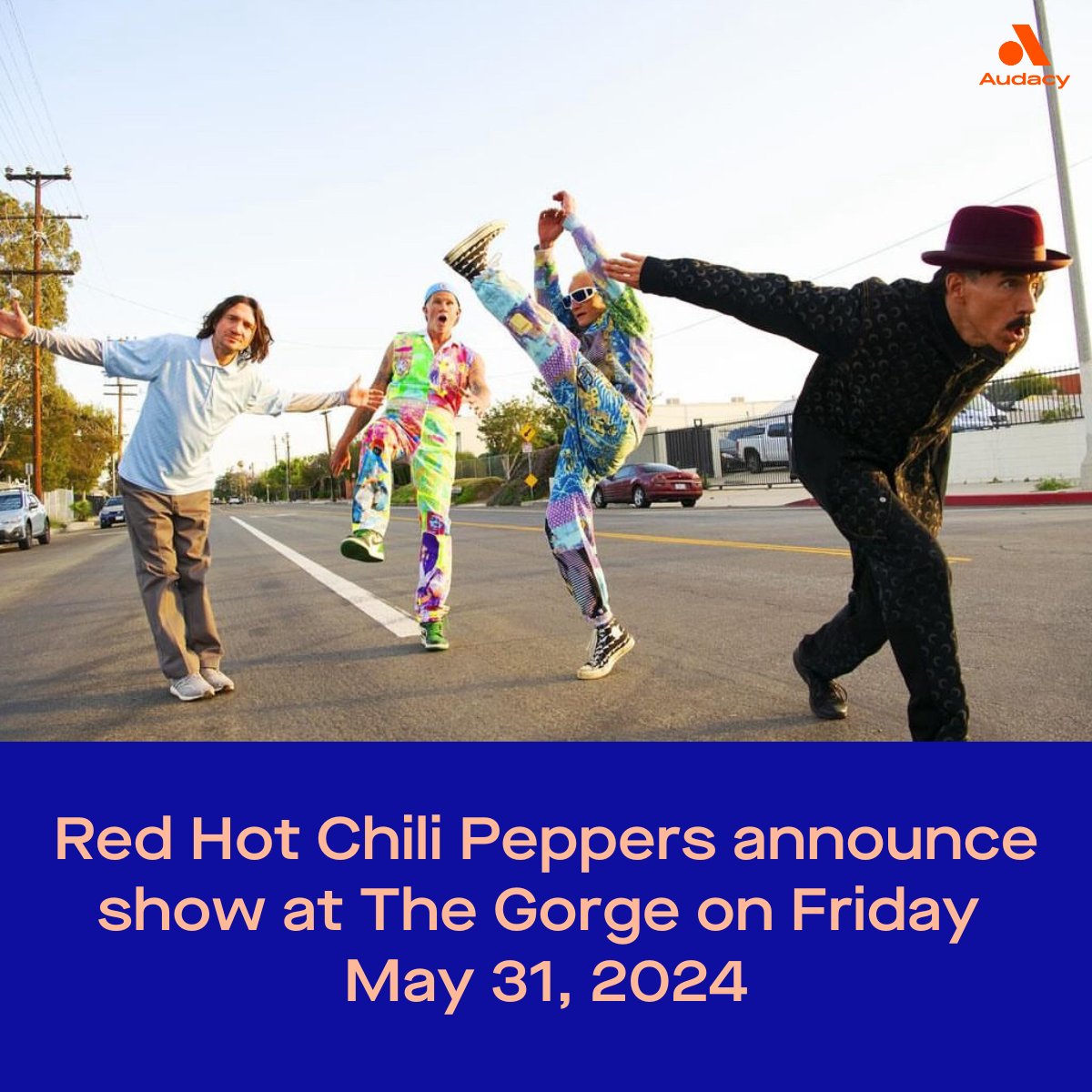 Red Hot Chili Peppers are coming to The Gorge next May! Presale starts Thursday at 10am with code CREW General on sale Friday at 10am.