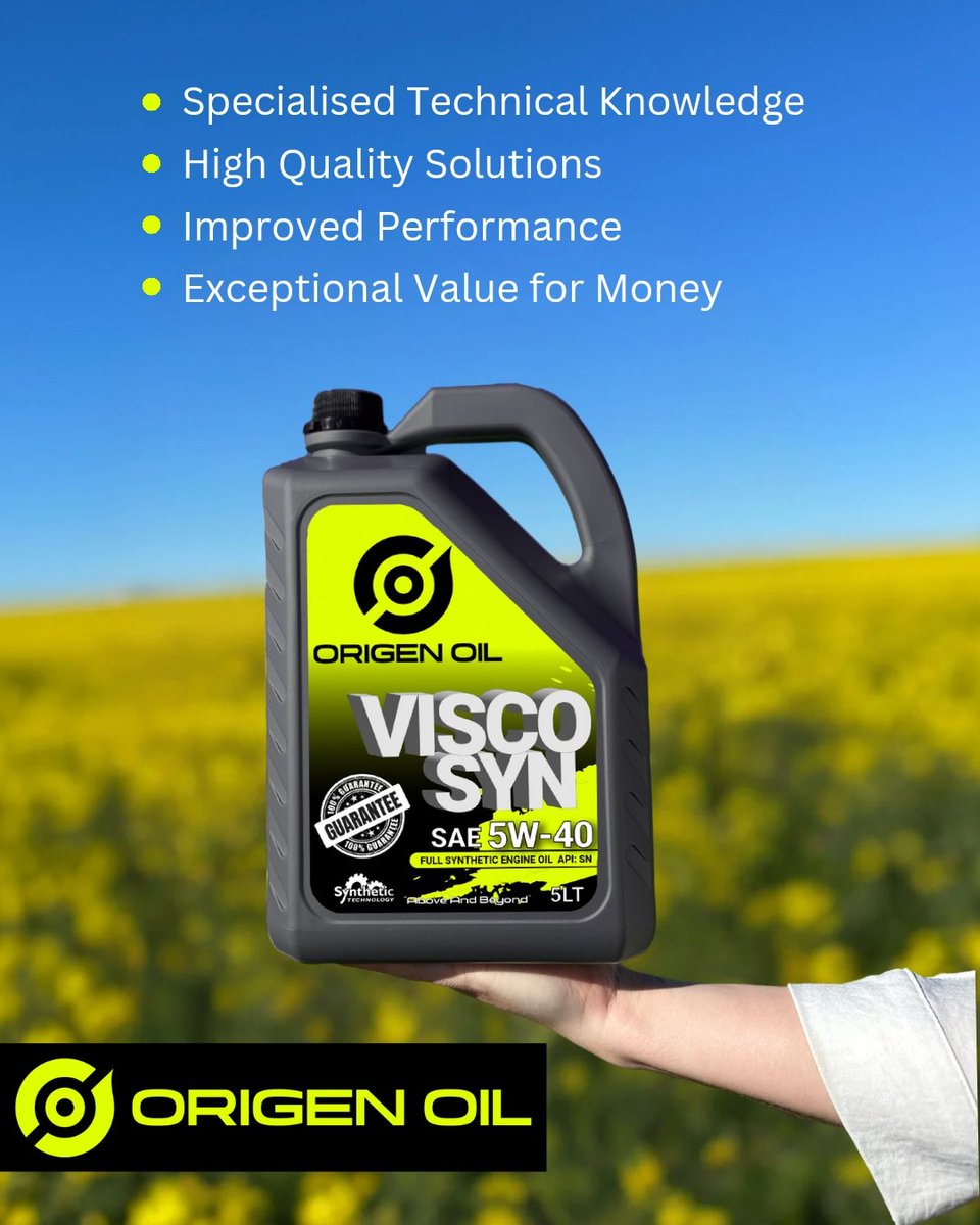 Unlock superior performance with Origen Oil! Engineered with specialised knowledge for top-tier quality, our oil solutions enhance your machine's power without breaking the bank. Experience the Origen advantage.#OrigenPerformance #OrigenQuality #AboveAndBeyond