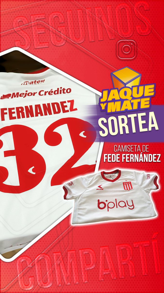 💣#SORTEO 💣

▶ Querés ganarte la CAMISETA del defensor de #EDLP Fede Fernández 👕 🇦🇹 ?
   
¿Cómo participar? 

✔️ Seguinos en Twitter 
✔️ RT la publicación 
✔️ Etiquetá a 3 contactos para tener más chances
✔️ Dejá tus últimos 3 del DNI

📆 SORTEAREMOS EL LUNES 18/12