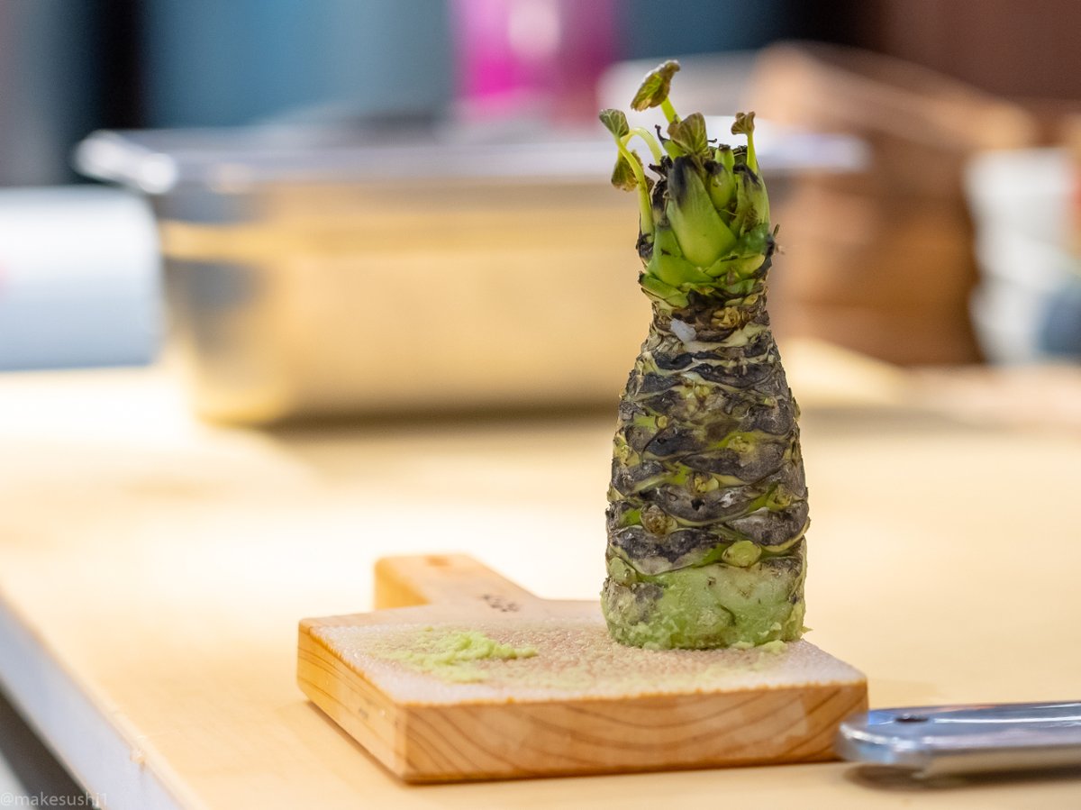 Wasabi Rhizome on shark skin grater at Le Japonais Puerto Banús

#wasabi #sushi #marbella #puertobanus #restuarant #sushi #japanese #sushirestaurant