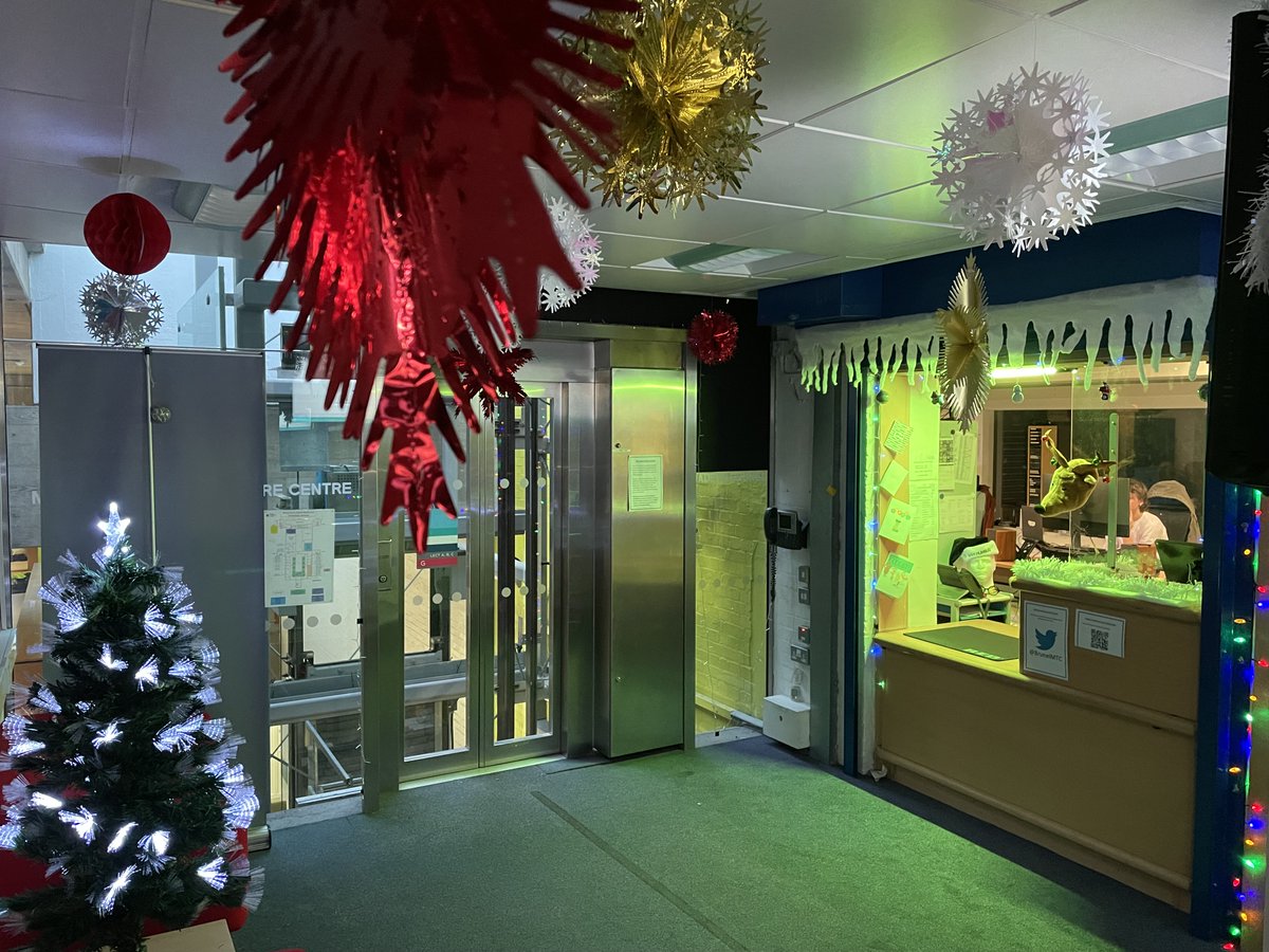 BrunelMTC's tweet photo. It's beginning to look a lot like Christmas in the MTC!

Come and check out the Grotto Ho Ho Ho 🎄🎅🎁 https://t.co/SAK7GYRtIX