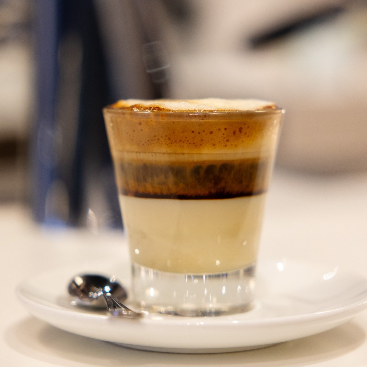 Creating the Brûlée Bombon✨: 

⭐️Sweetened condensed milk

☕️<a href="/theroasthouse/">Roast House</a> espresso and milk foam 

🔥topped with a flame-kissed brûlée finish.

 A seriously delicious treat you can't miss! 🍮👀☕️
