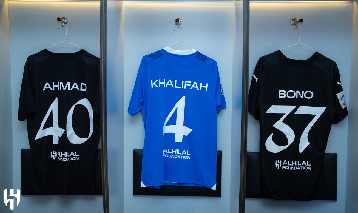 Alhilal_EN's tweet photo. All set in the room 👕
#AlHilal 💙
#ACL ⚽️ https://t.co/7mCFPqnYXb