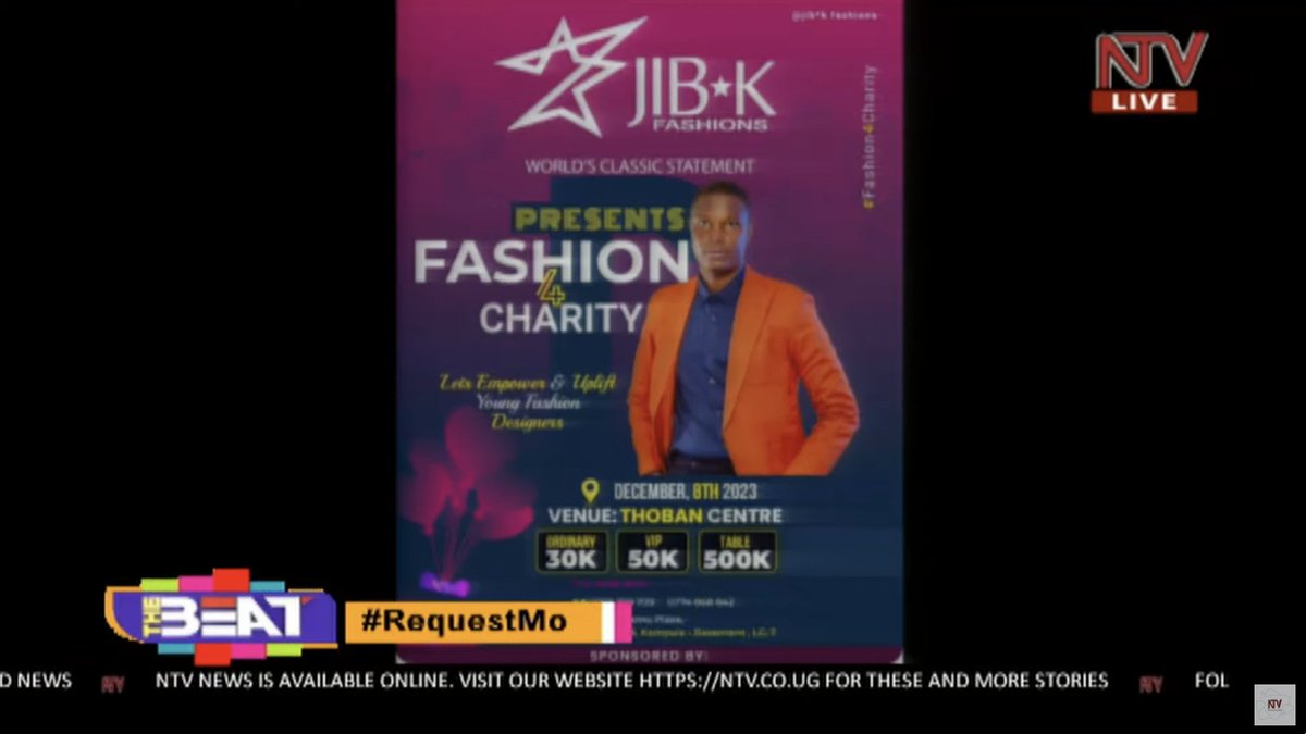 SPONSORED: Jib K Fashions organises a fashion charity show that focuses of teaching young adults hands-on skills in the fashion business. The event takes place on the 8th, December at Thoban Centre. You could be Uganda's next fashion mogul, grab the opportunity now.